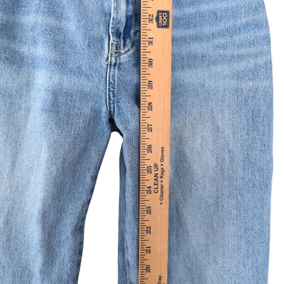 Reformation Cowboy Slouchy Wide Leg Jeans Women's Size 28 Medium Wash - Picture 7 of 9